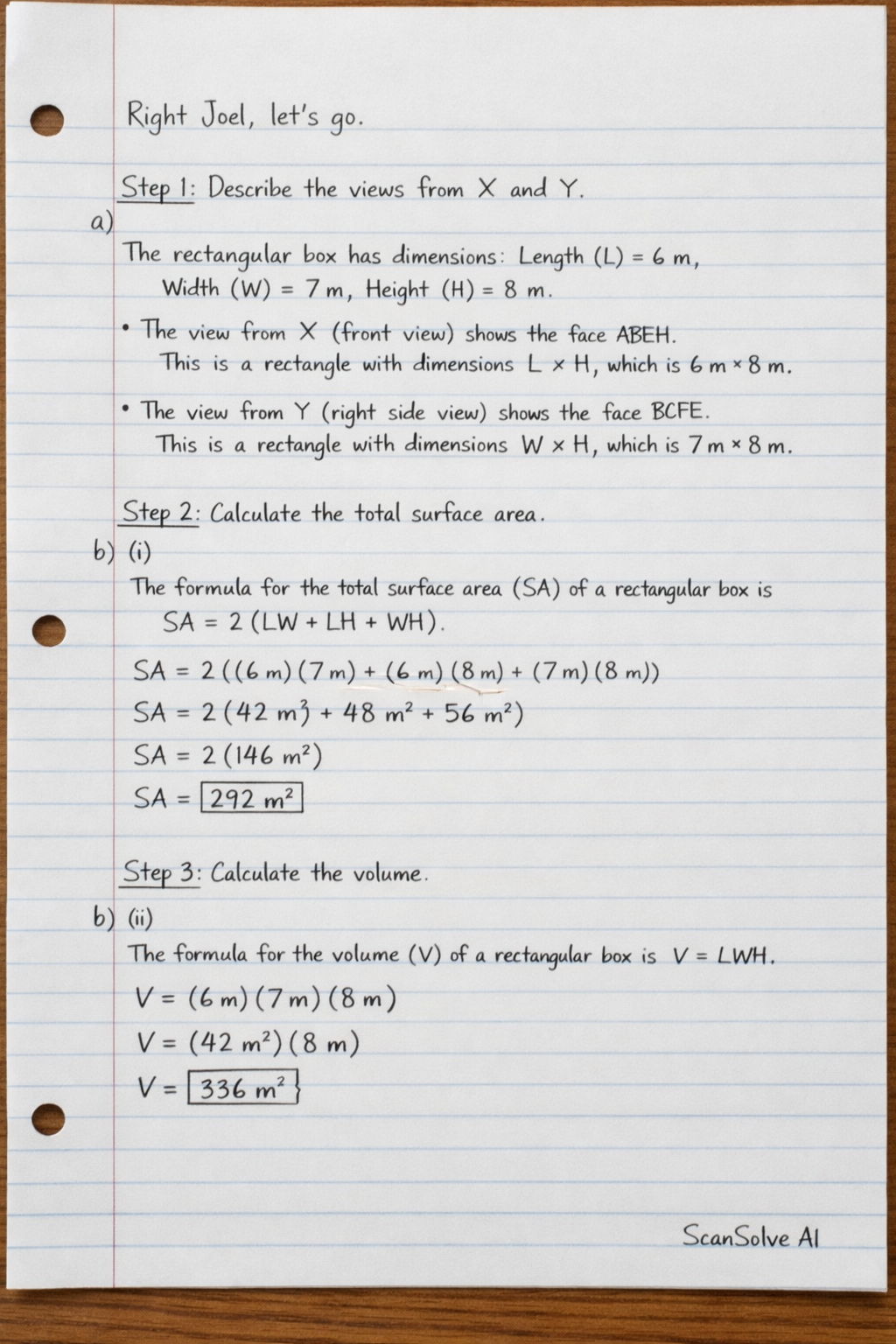 Handwritten step-by-step solution preview