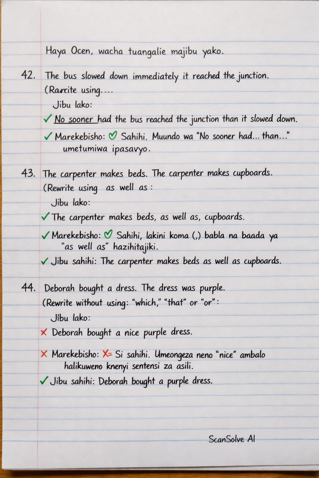 Handwritten step-by-step solution preview