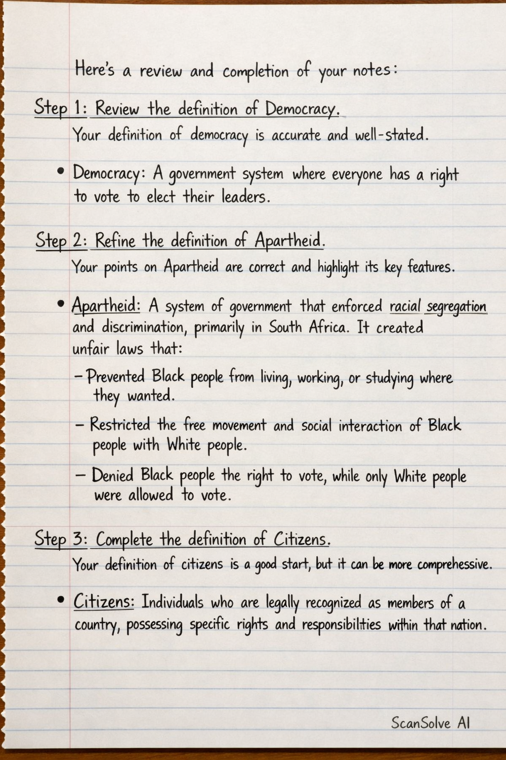 Handwritten step-by-step solution preview