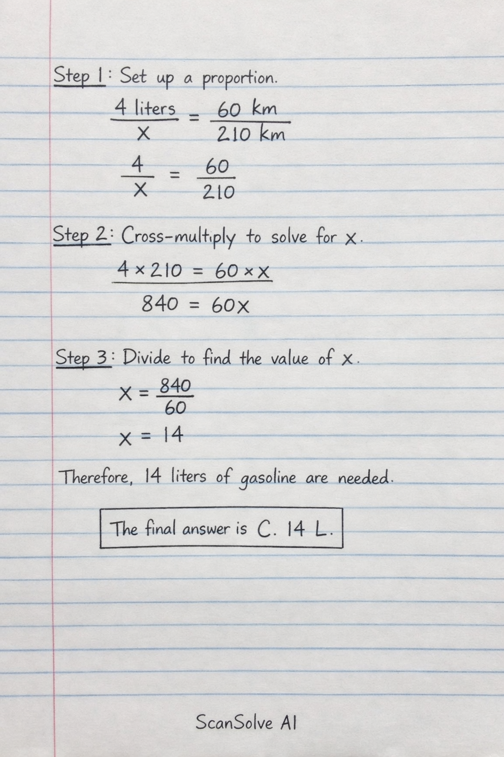 Handwritten step-by-step solution preview