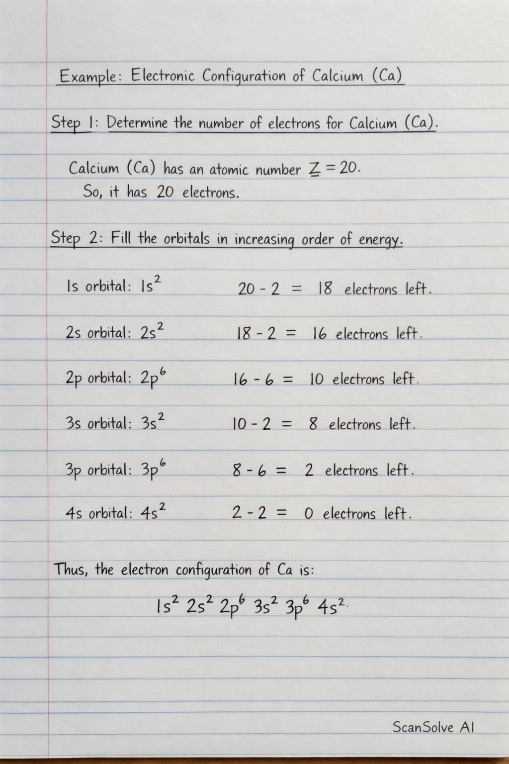 Handwritten step-by-step solution preview