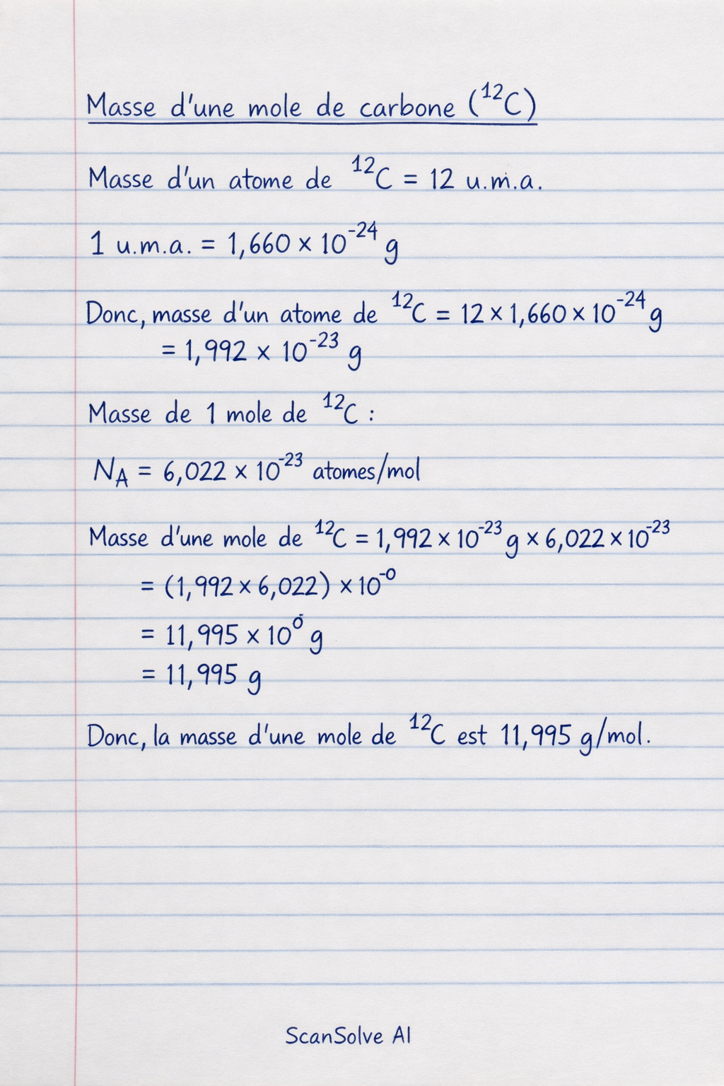 Handwritten step-by-step solution preview