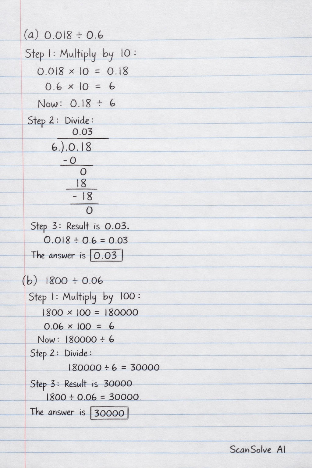 Handwritten step-by-step solution preview