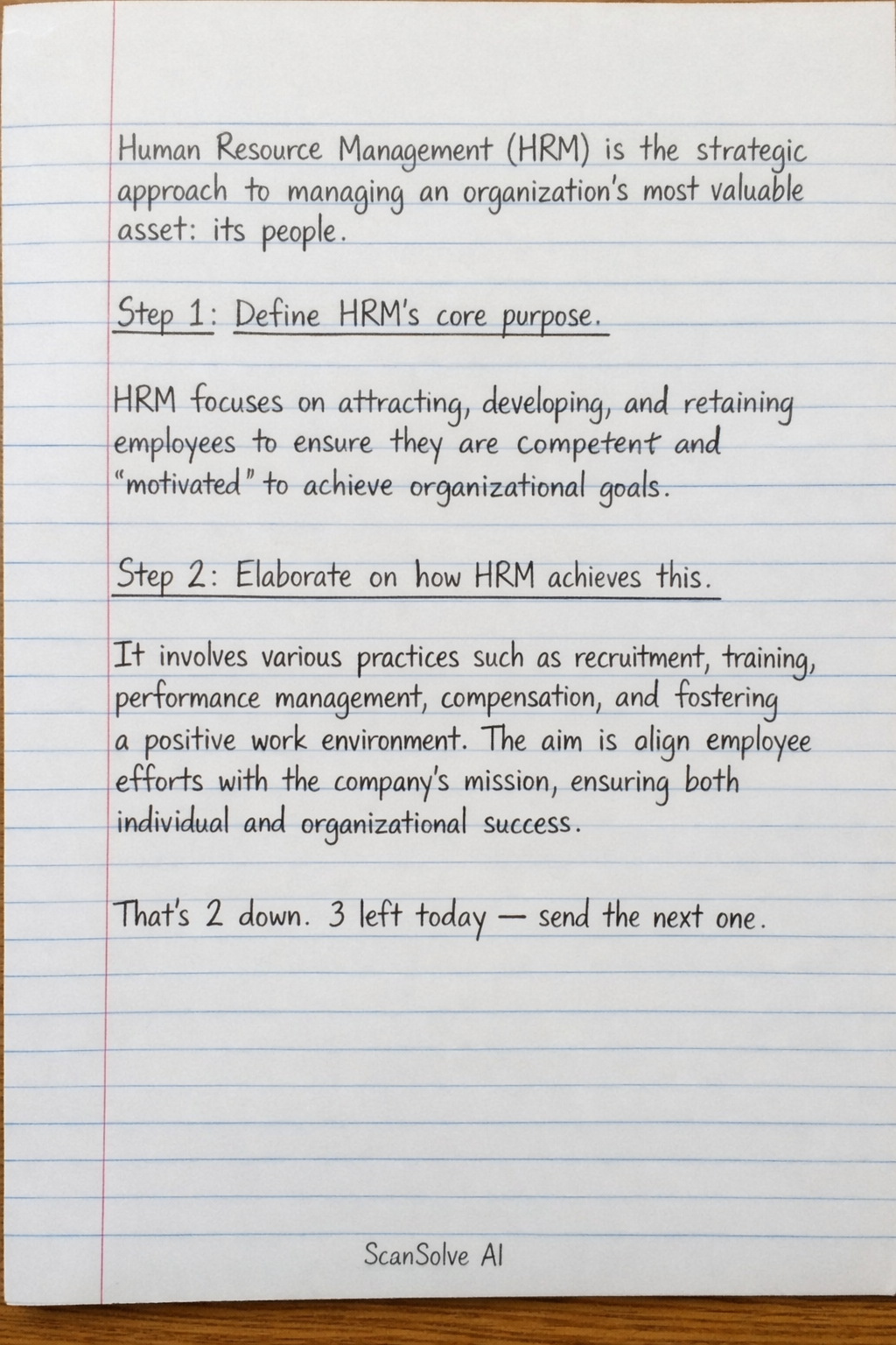 Handwritten step-by-step solution preview