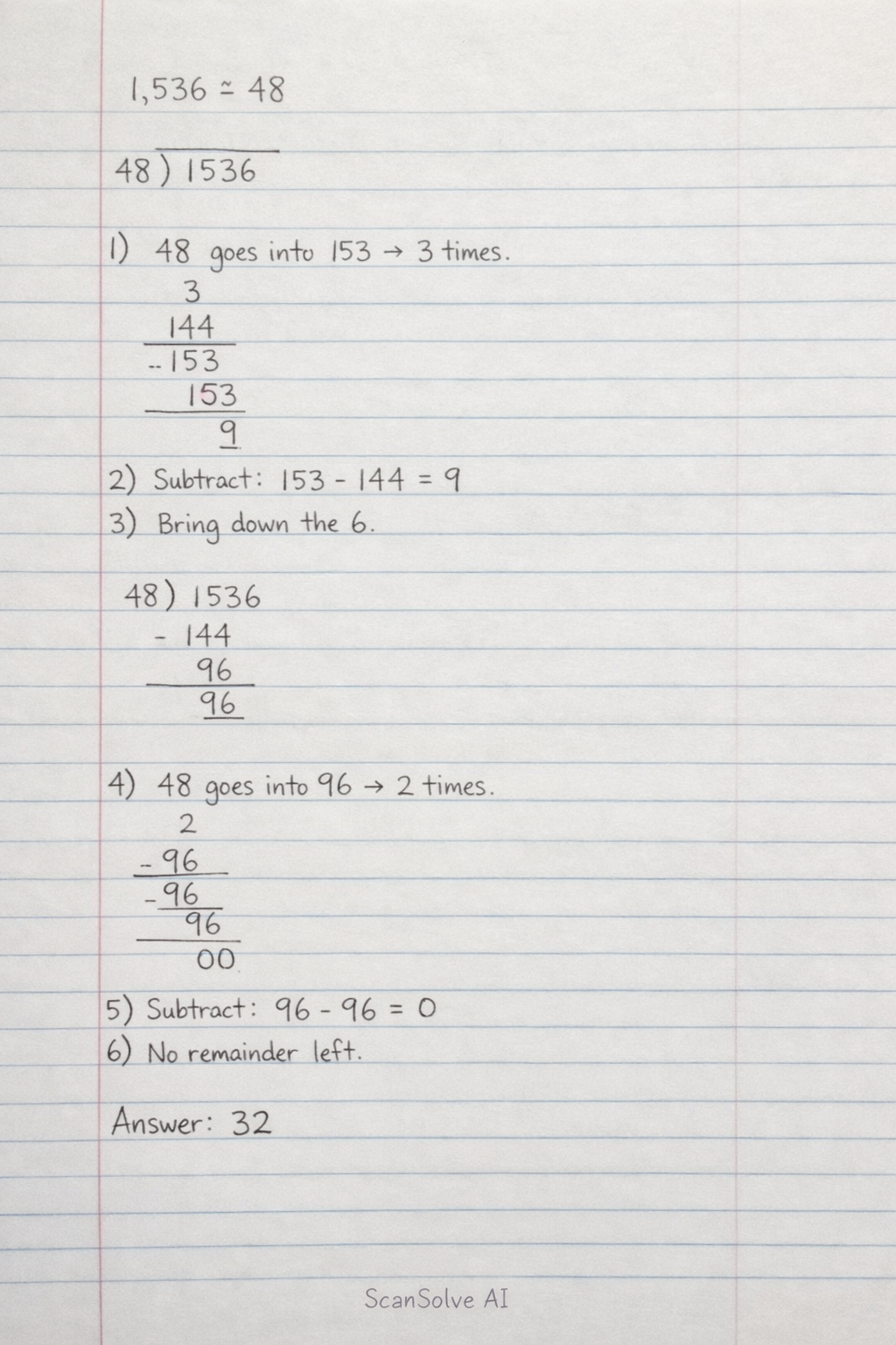 Handwritten step-by-step solution preview