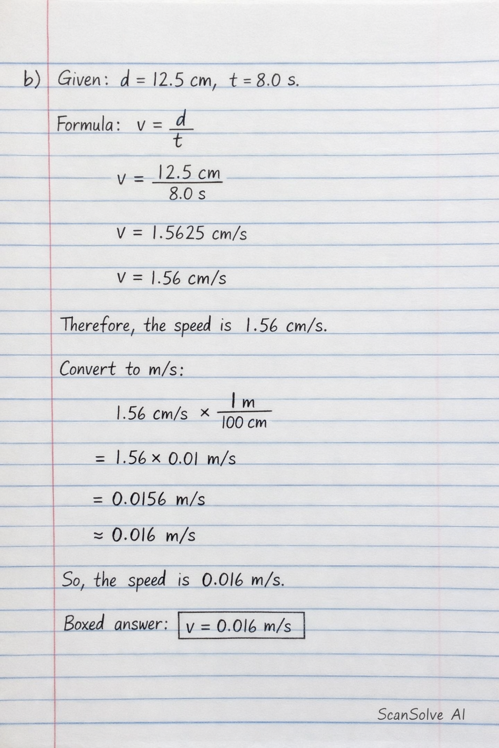 Handwritten step-by-step solution preview