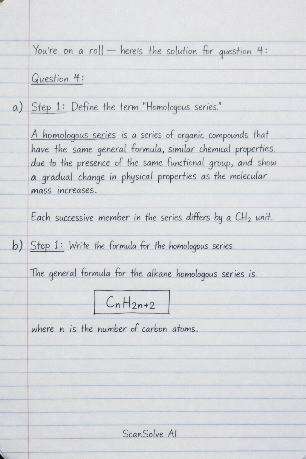 Handwritten step-by-step solution preview