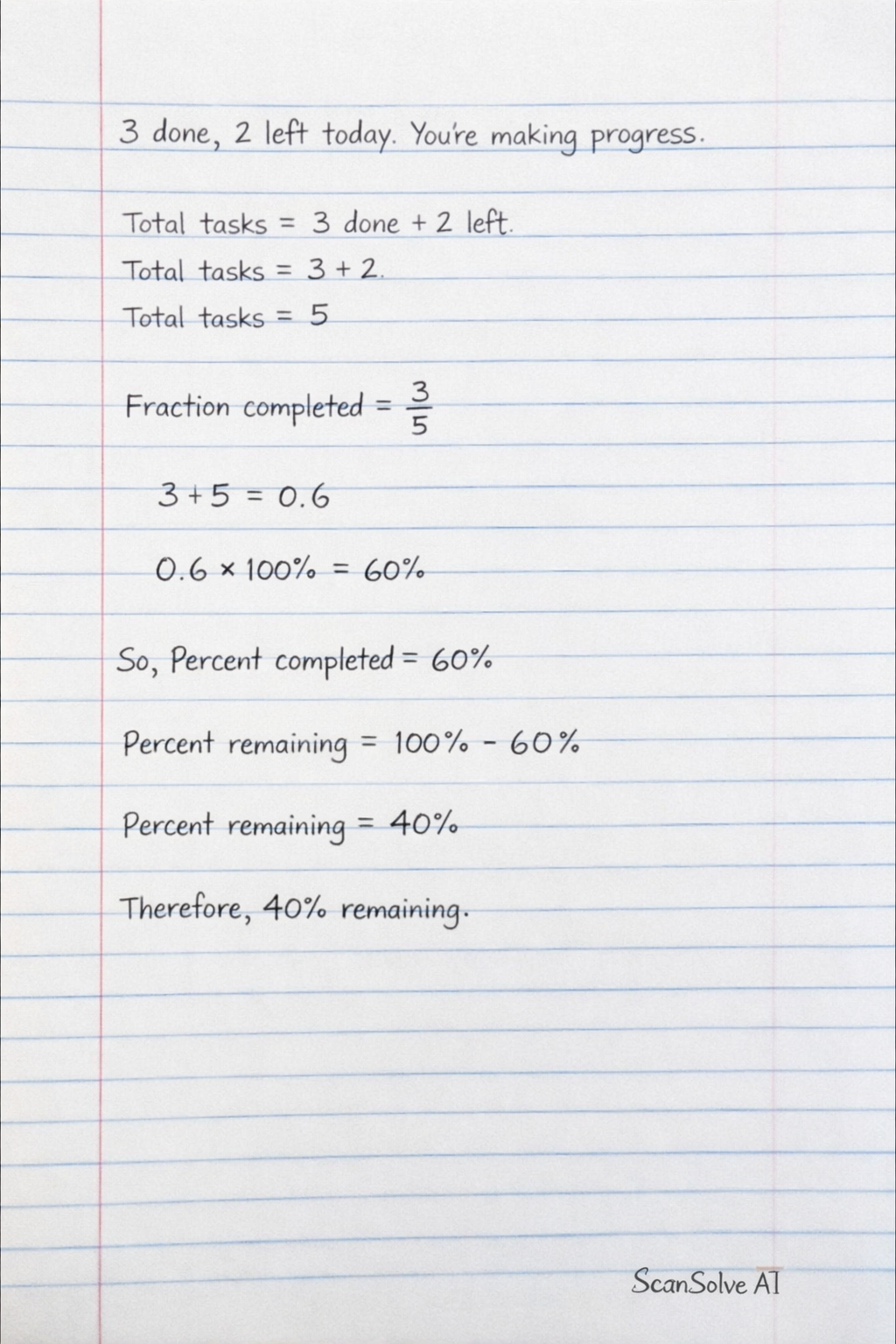 Handwritten step-by-step solution preview