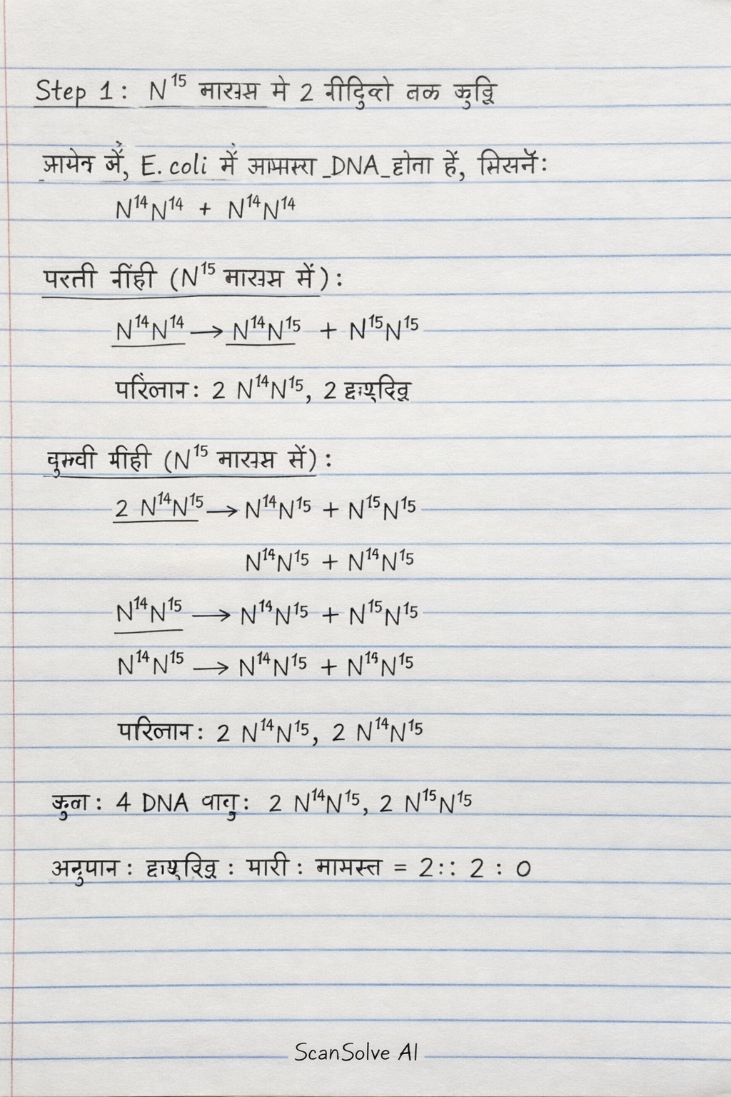 Handwritten step-by-step solution preview