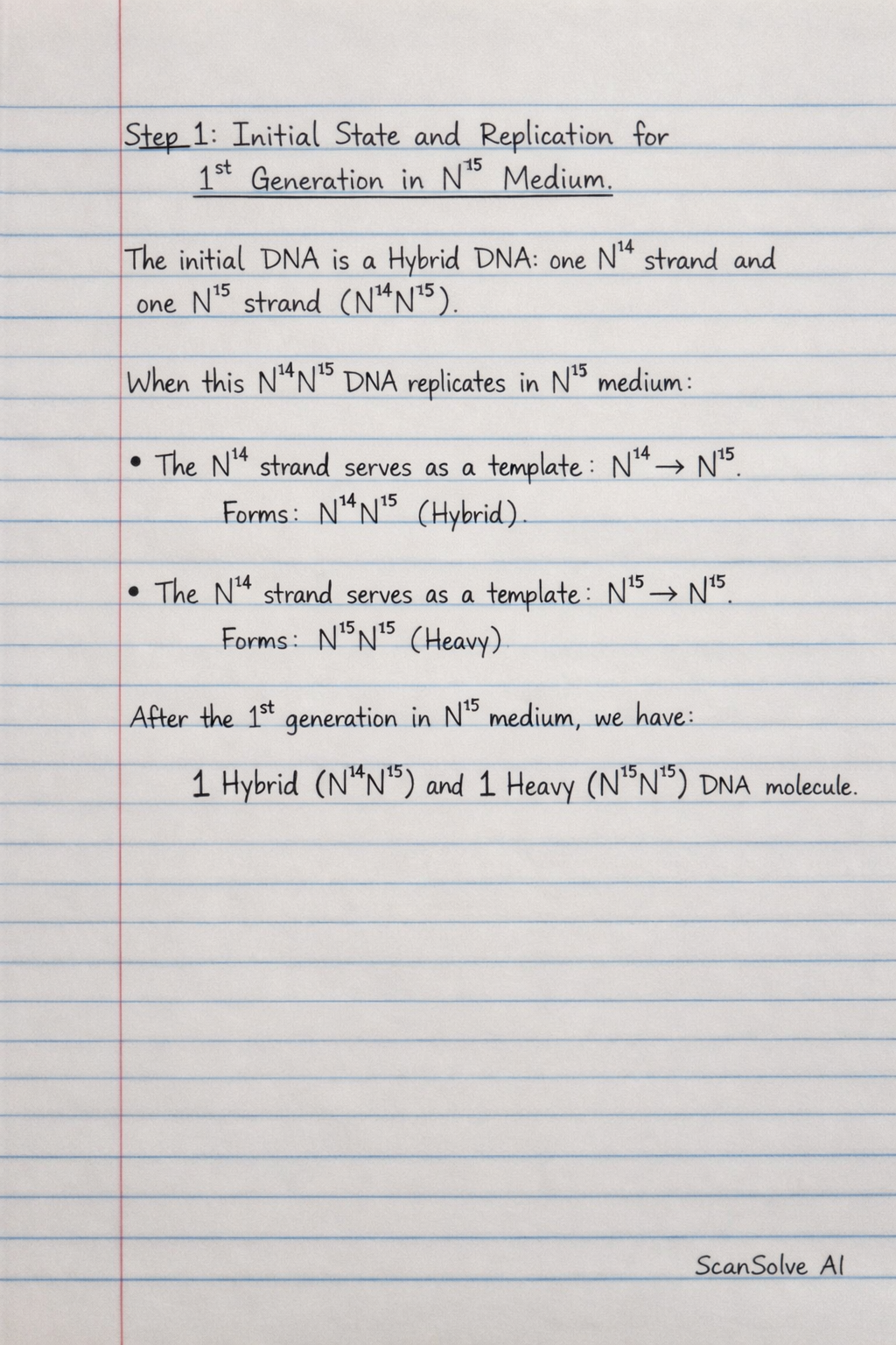 Handwritten step-by-step solution preview