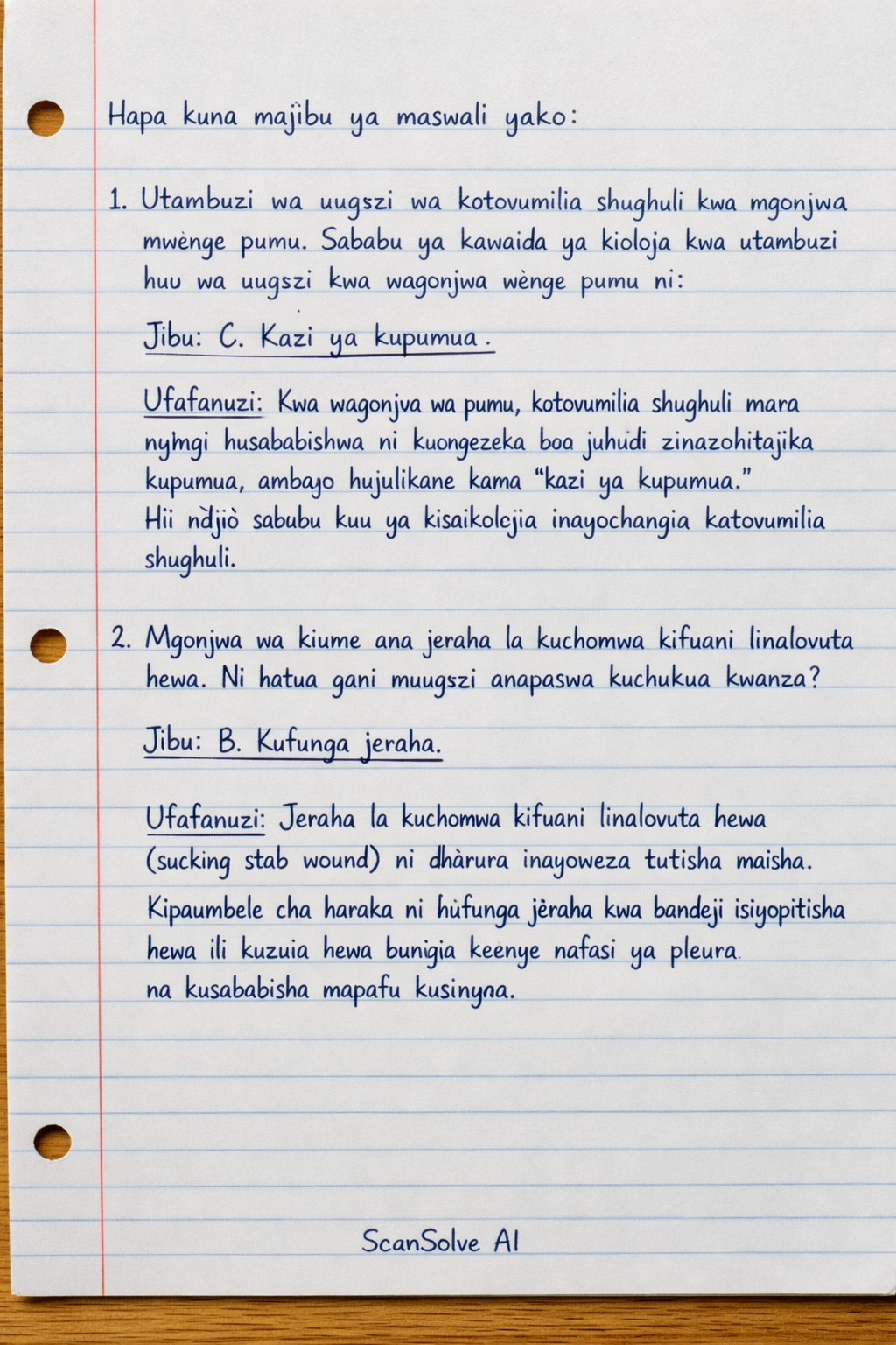 Handwritten step-by-step solution preview