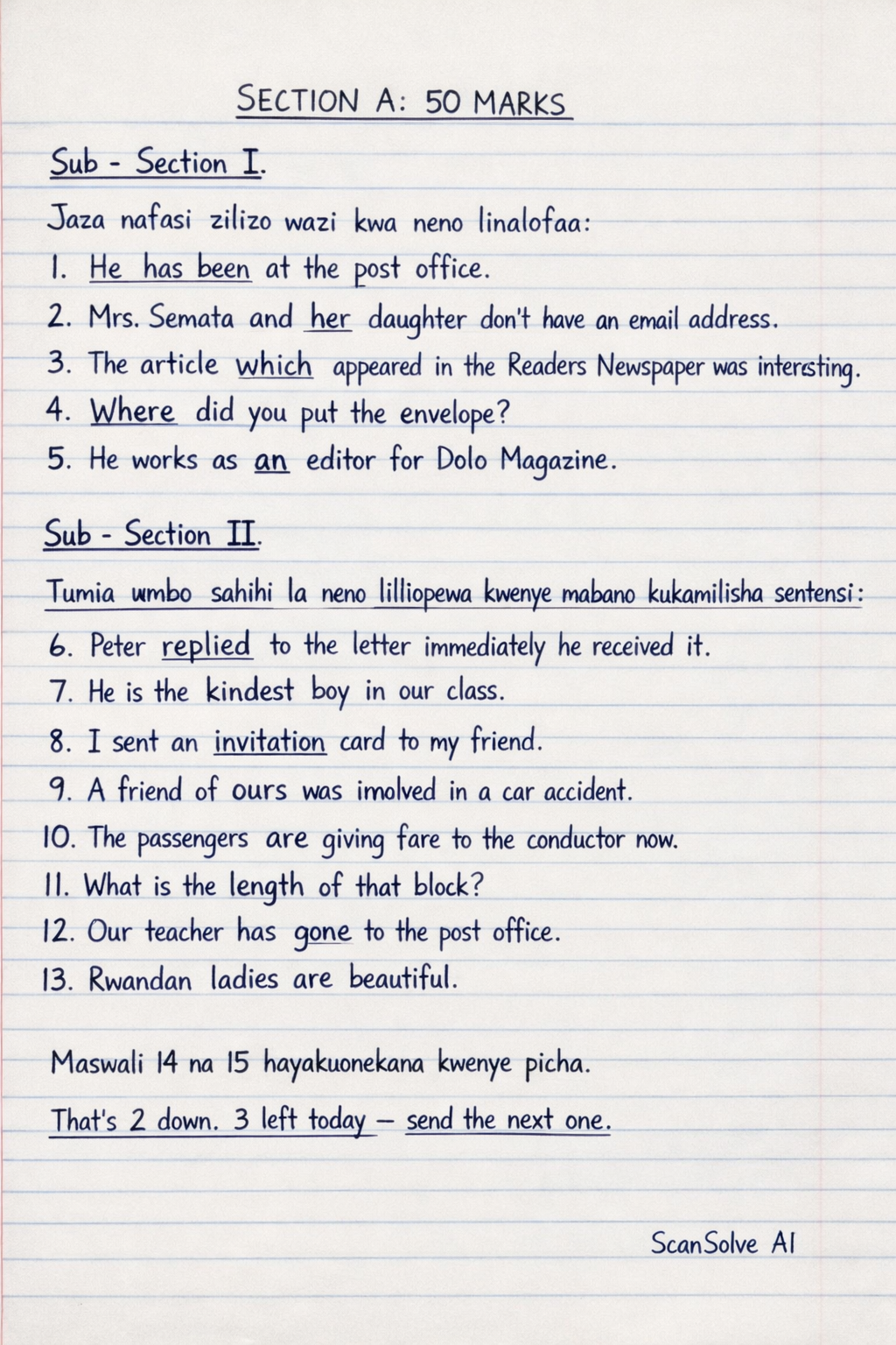 Handwritten step-by-step solution preview