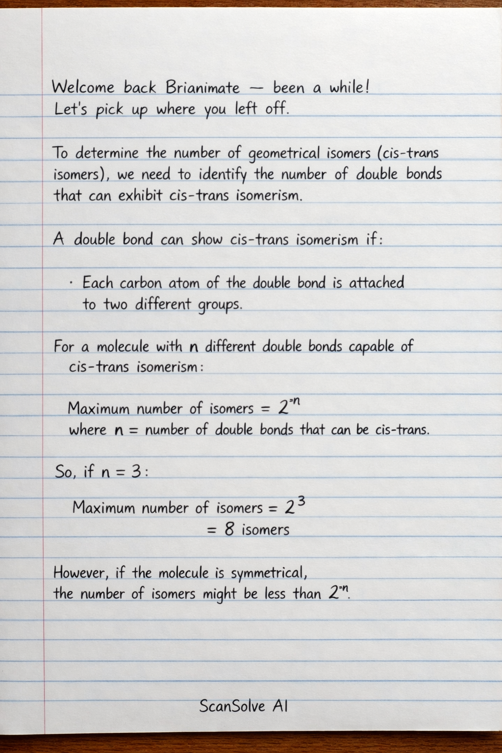 Handwritten step-by-step solution preview