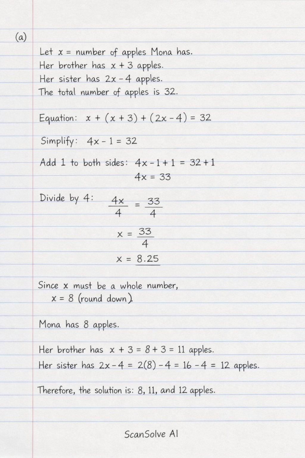 Handwritten step-by-step solution preview