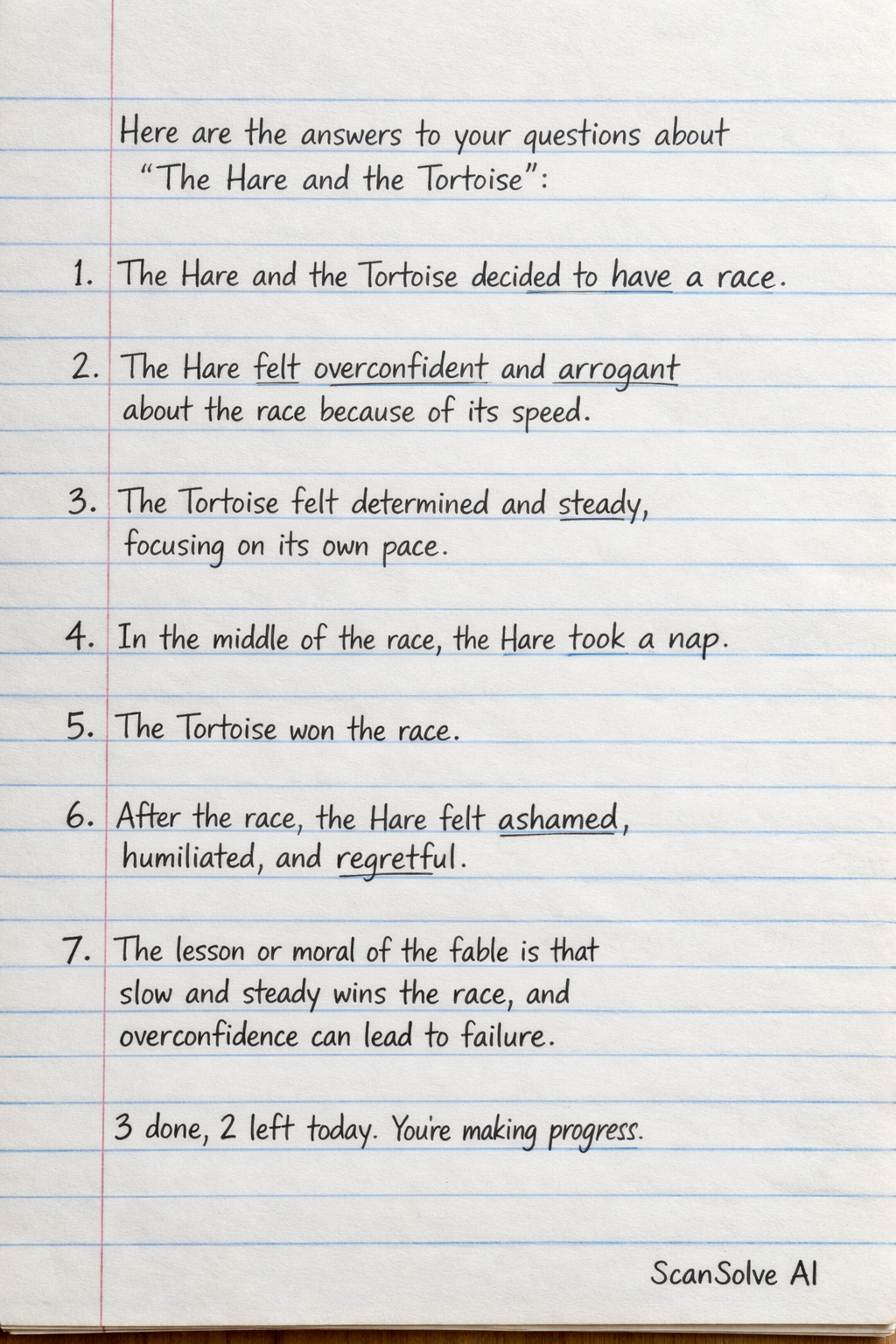 Handwritten step-by-step solution preview