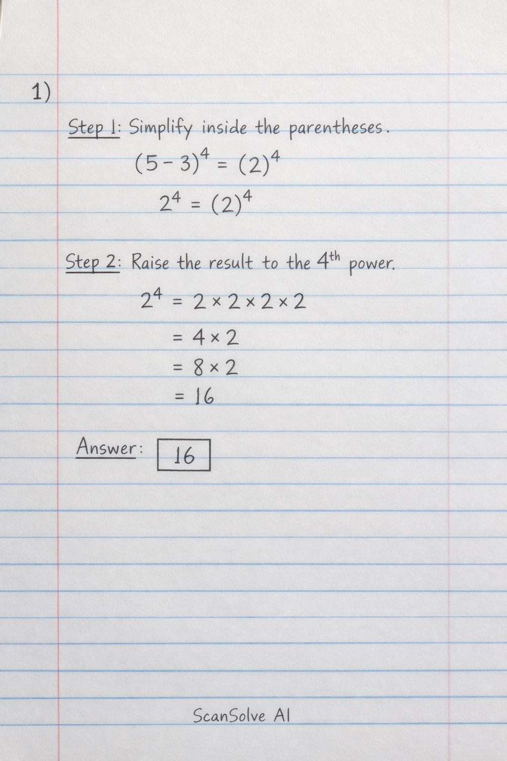Handwritten step-by-step solution preview