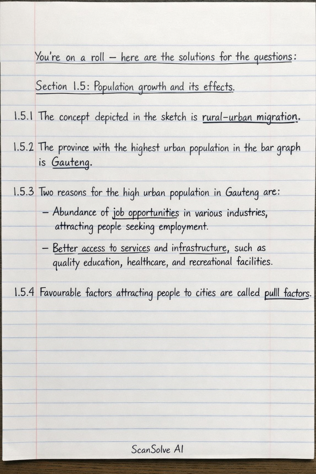 Handwritten step-by-step solution preview
