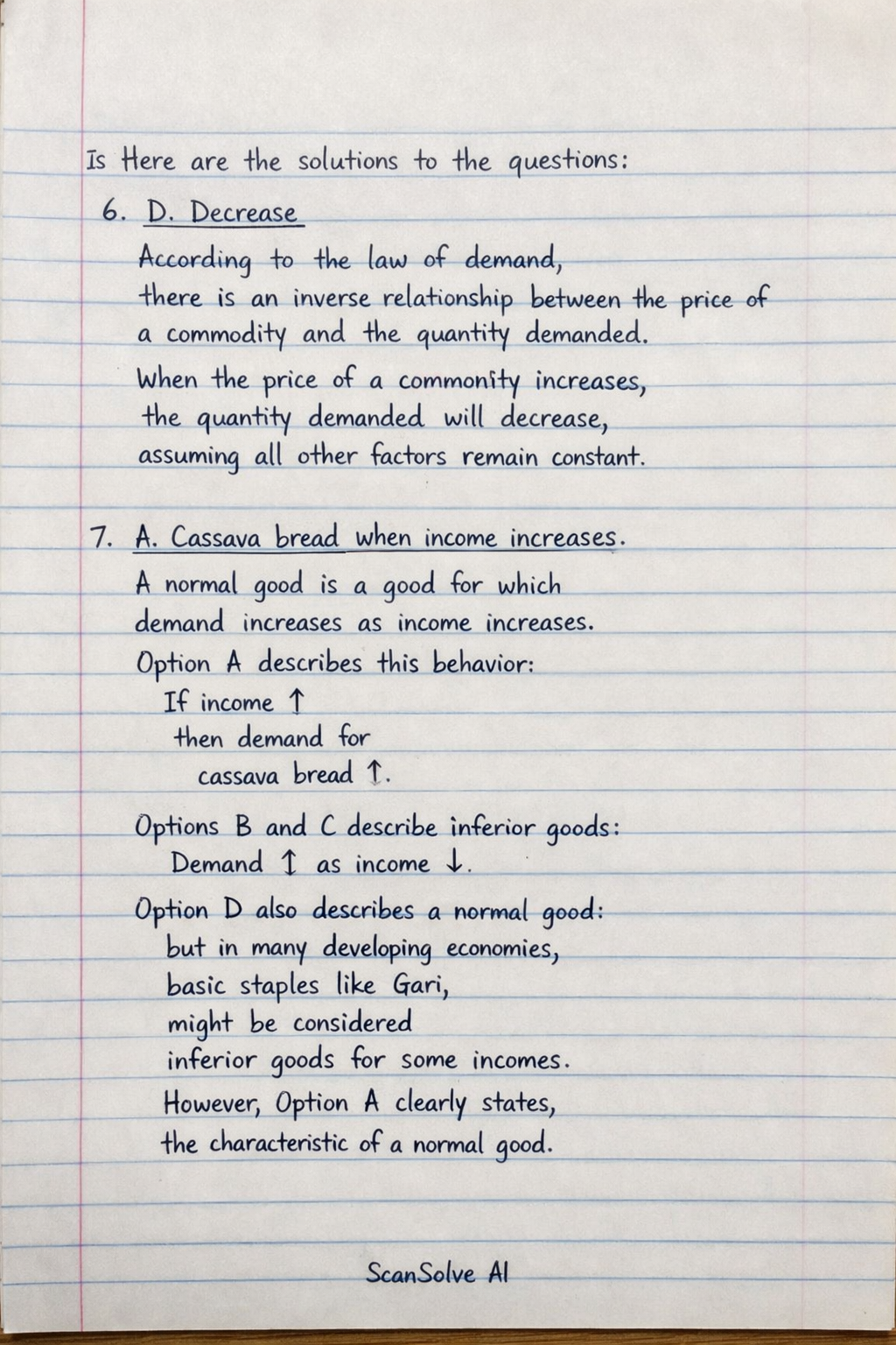 Handwritten step-by-step solution preview