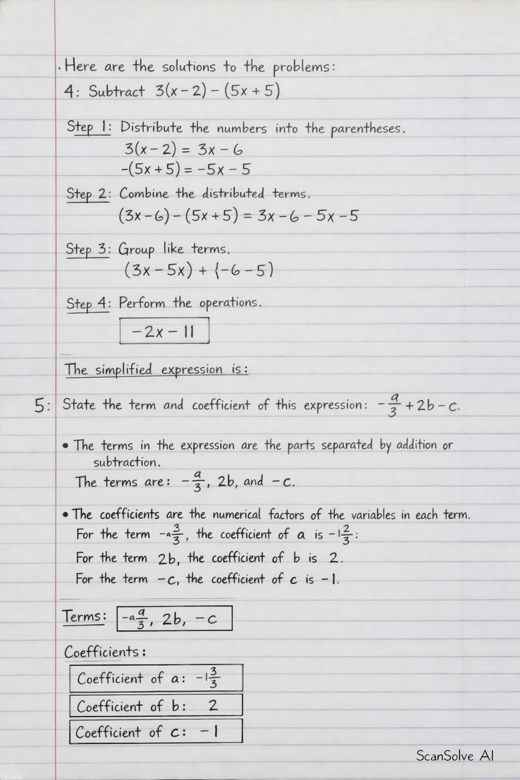 Handwritten step-by-step solution preview