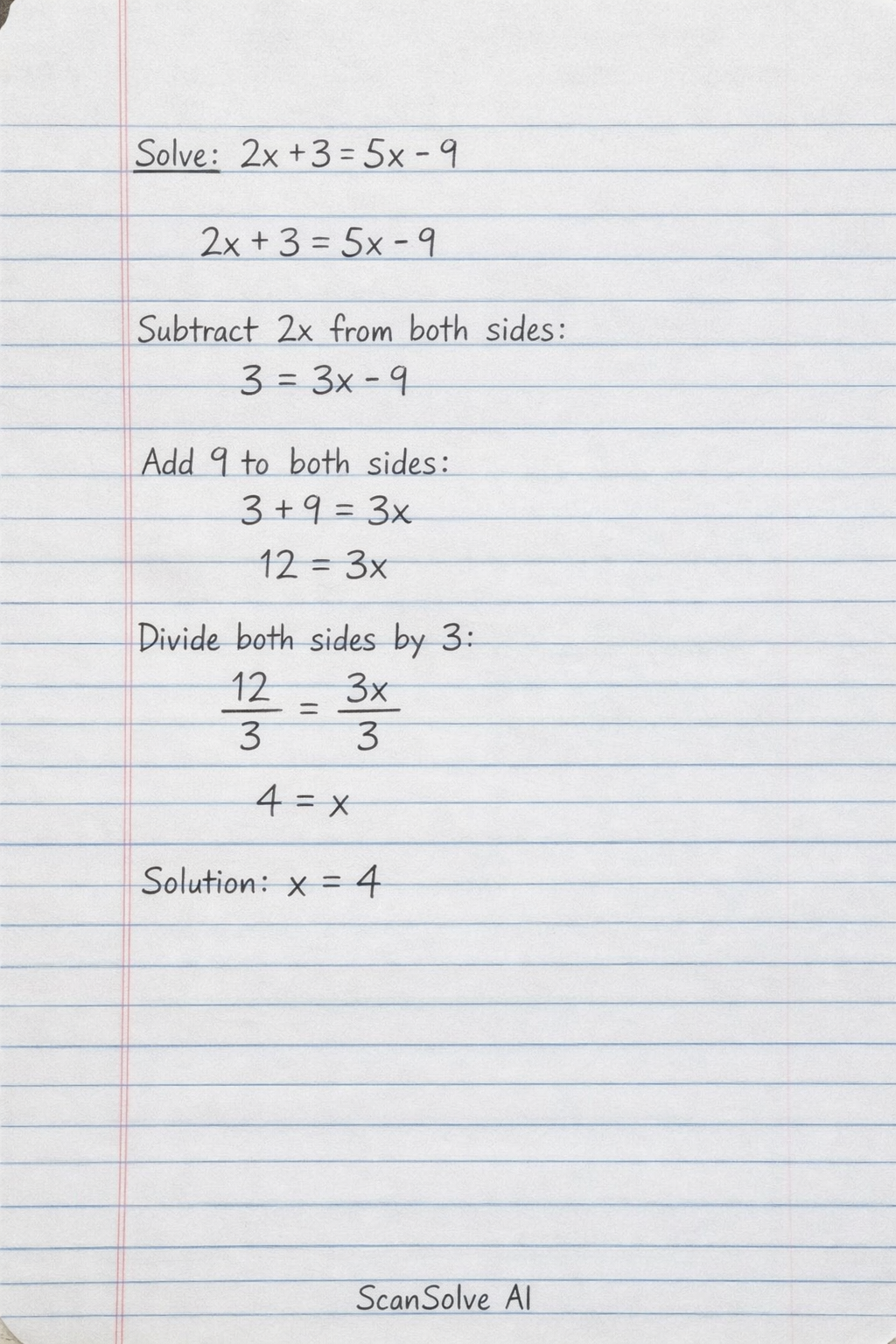 Handwritten step-by-step solution preview