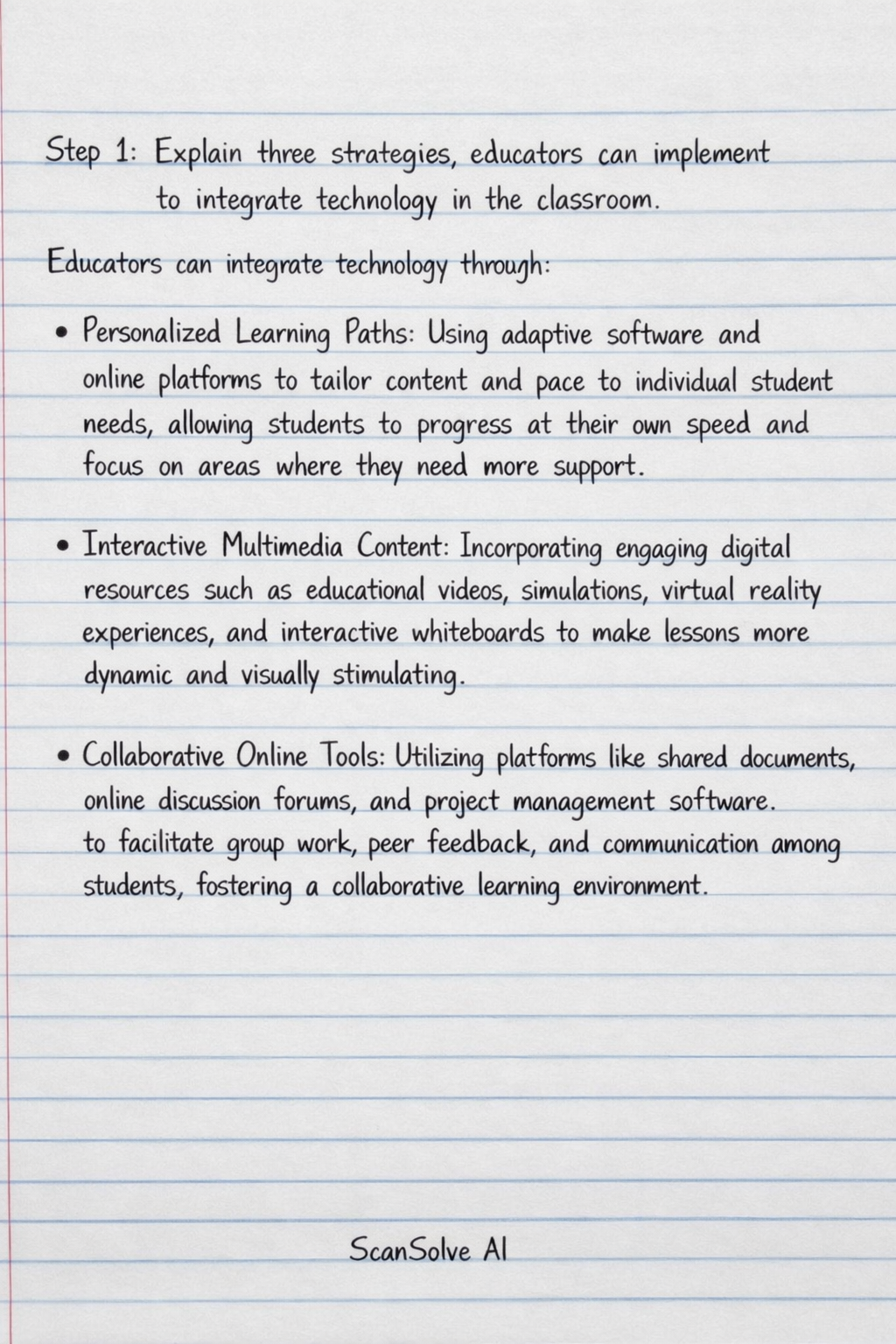 Handwritten step-by-step solution preview
