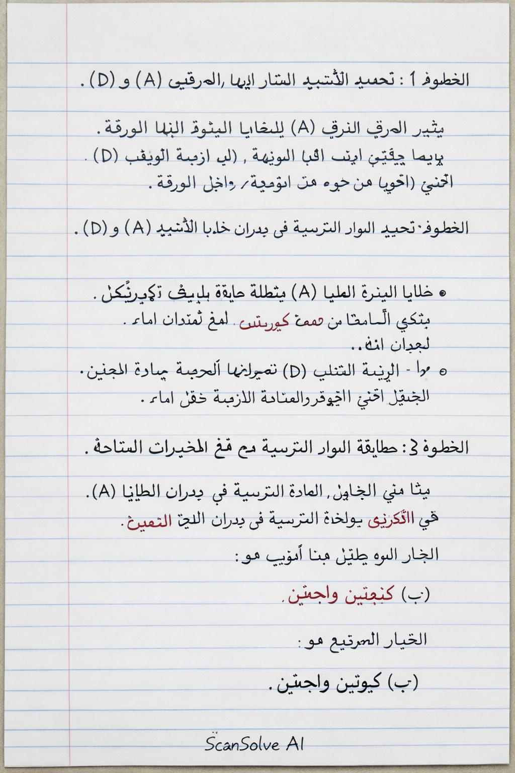 Handwritten step-by-step solution preview