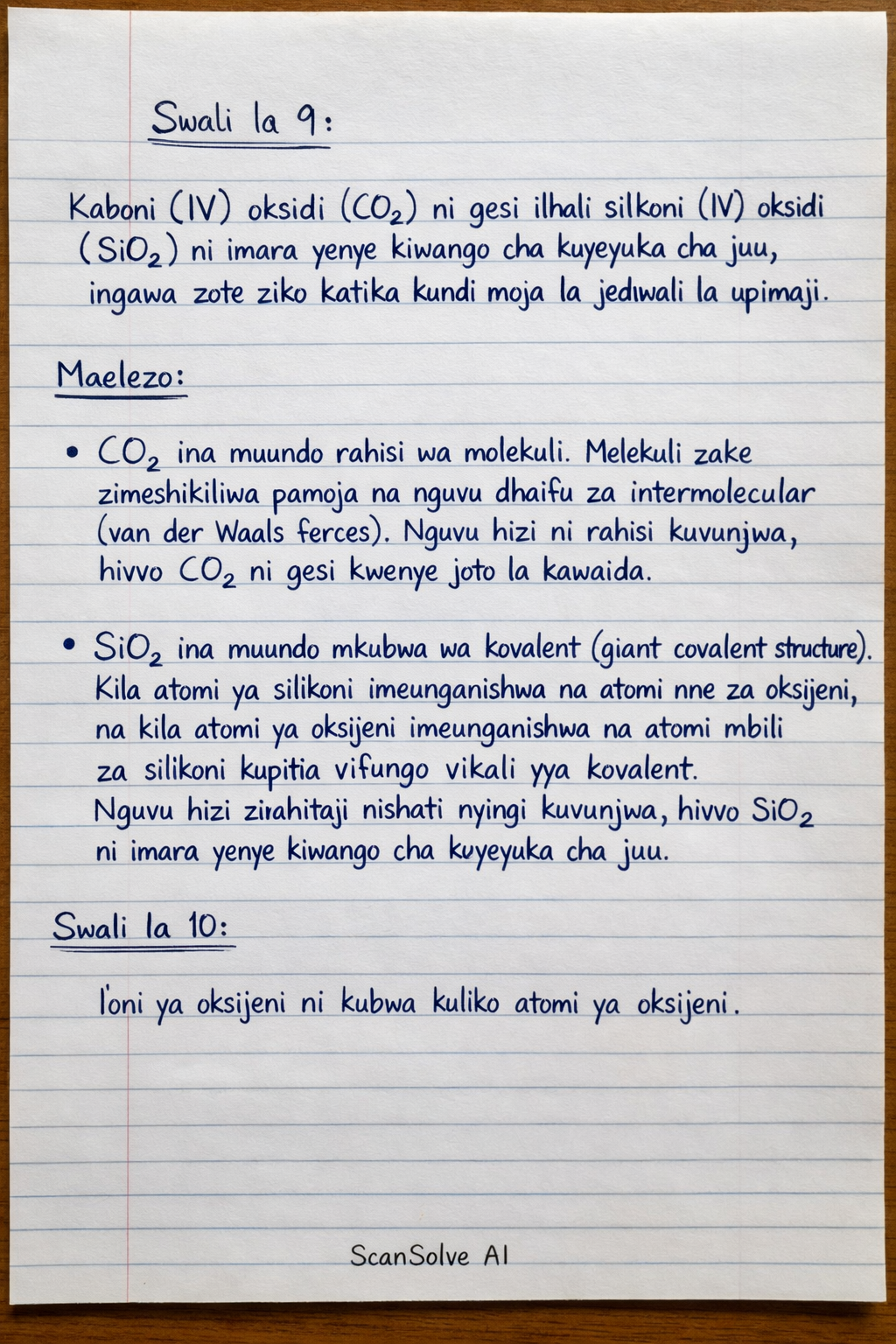 Handwritten step-by-step solution preview