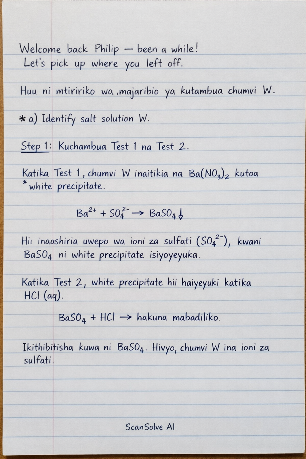 Handwritten step-by-step solution preview