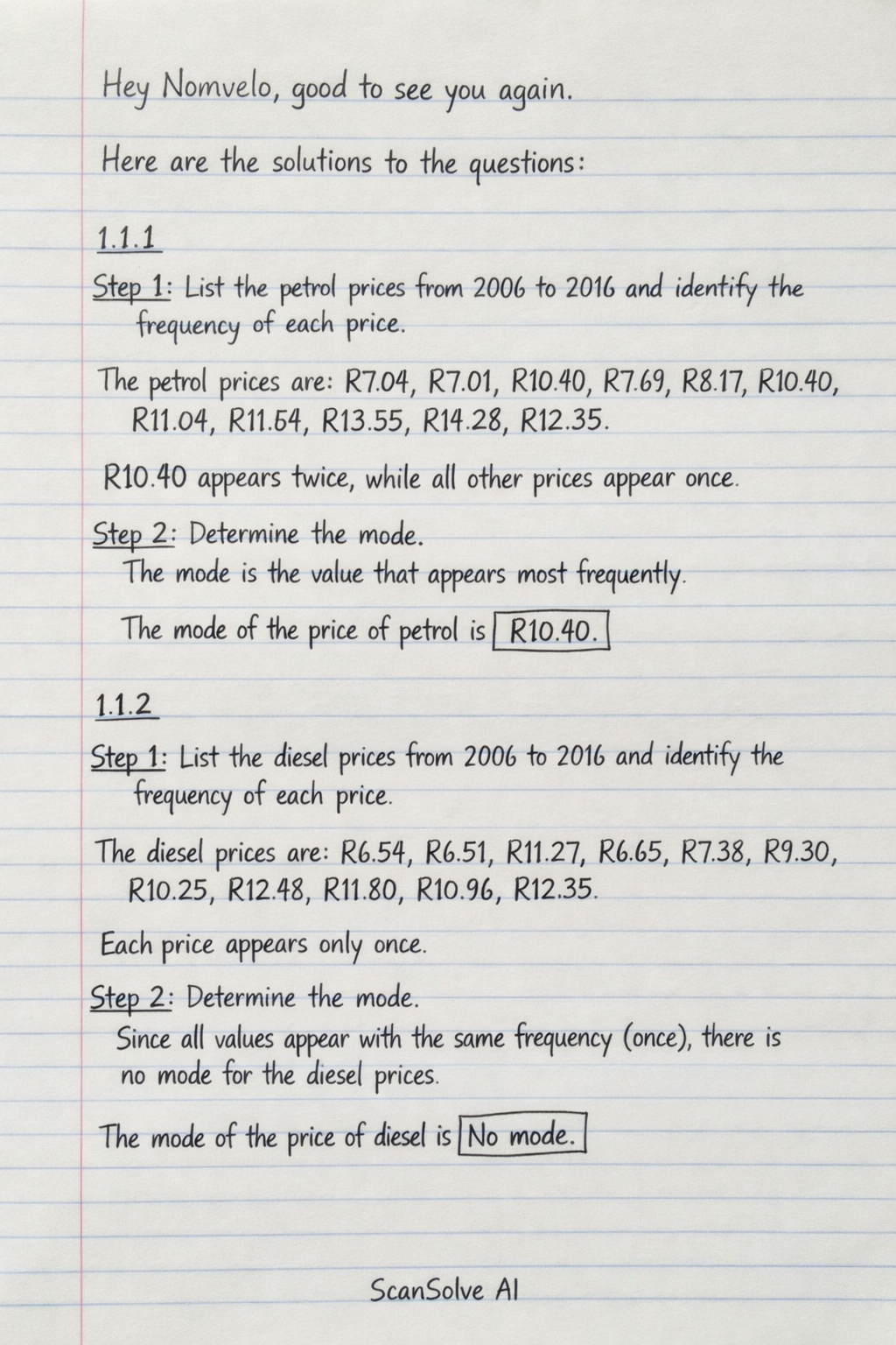 Handwritten step-by-step solution preview
