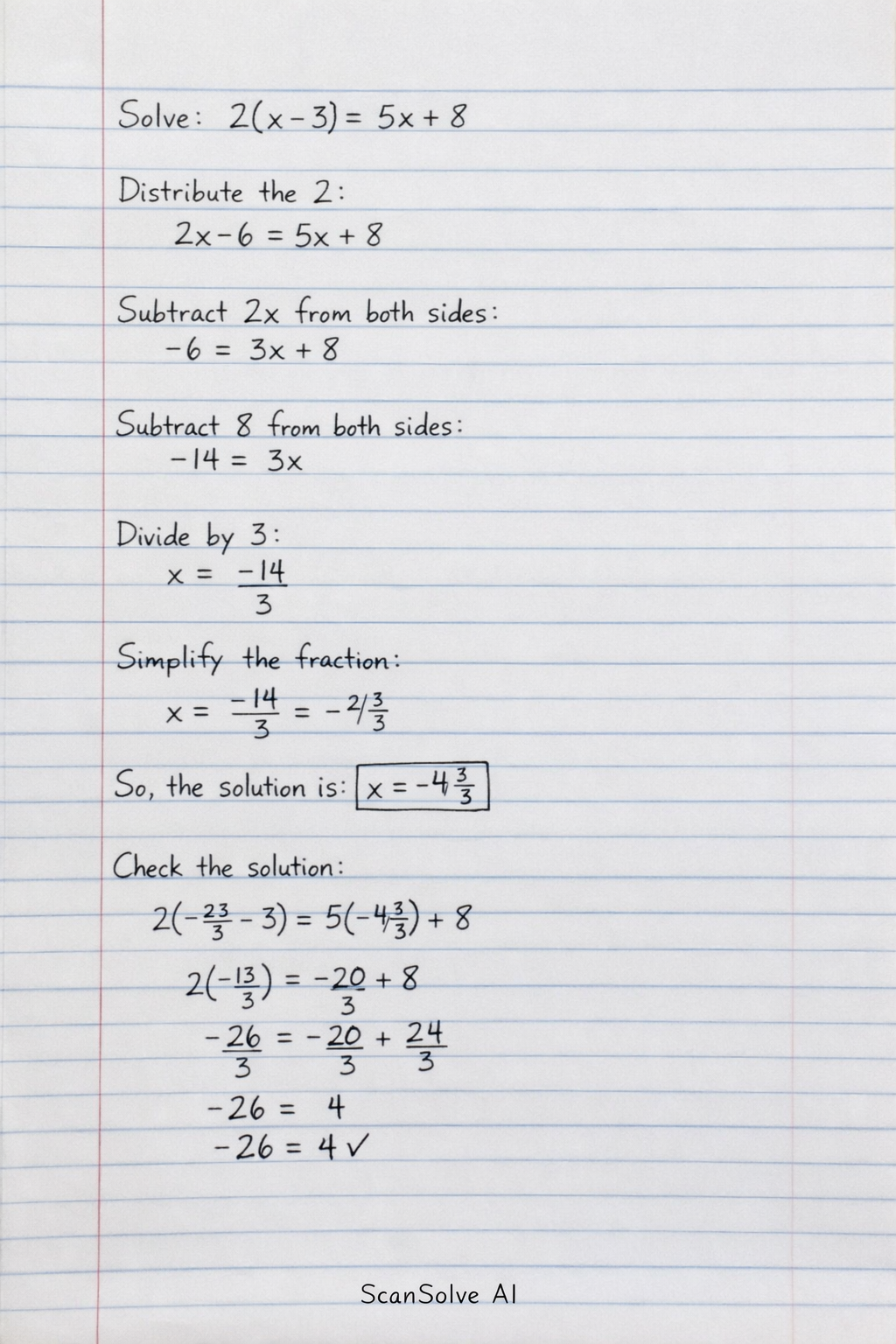 Handwritten step-by-step solution preview