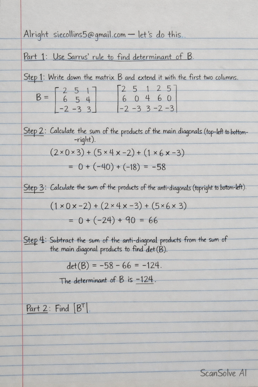 Handwritten step-by-step solution preview