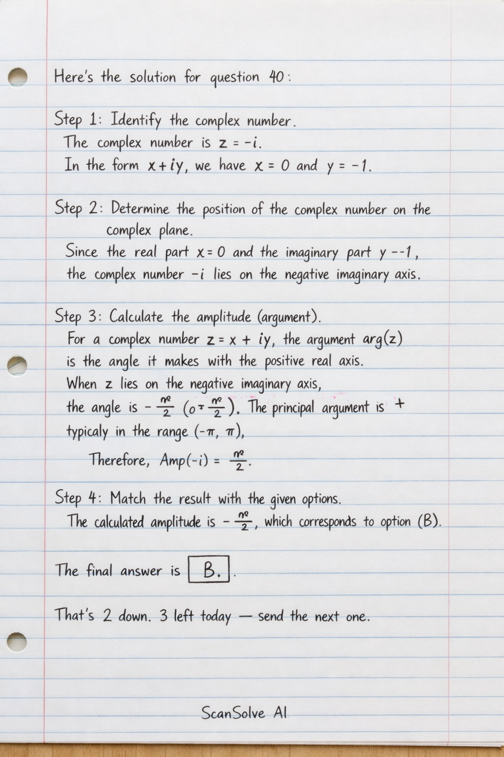 Handwritten step-by-step solution preview