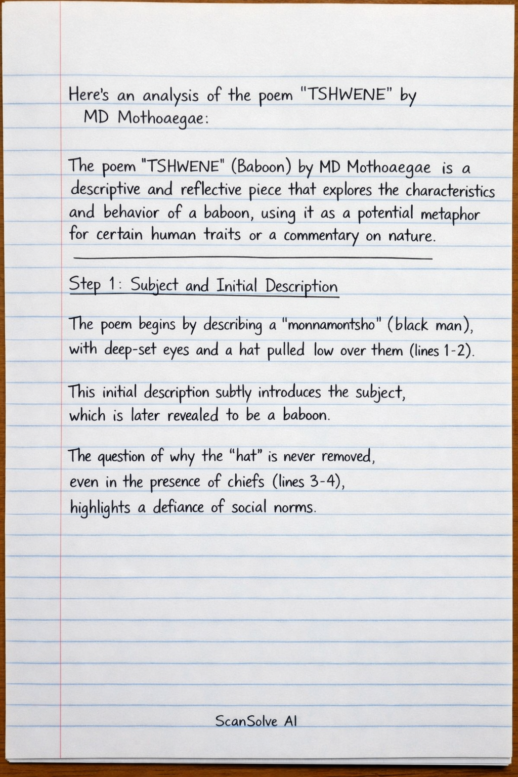 Handwritten step-by-step solution preview