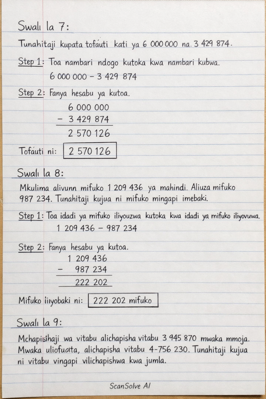 Handwritten step-by-step solution preview