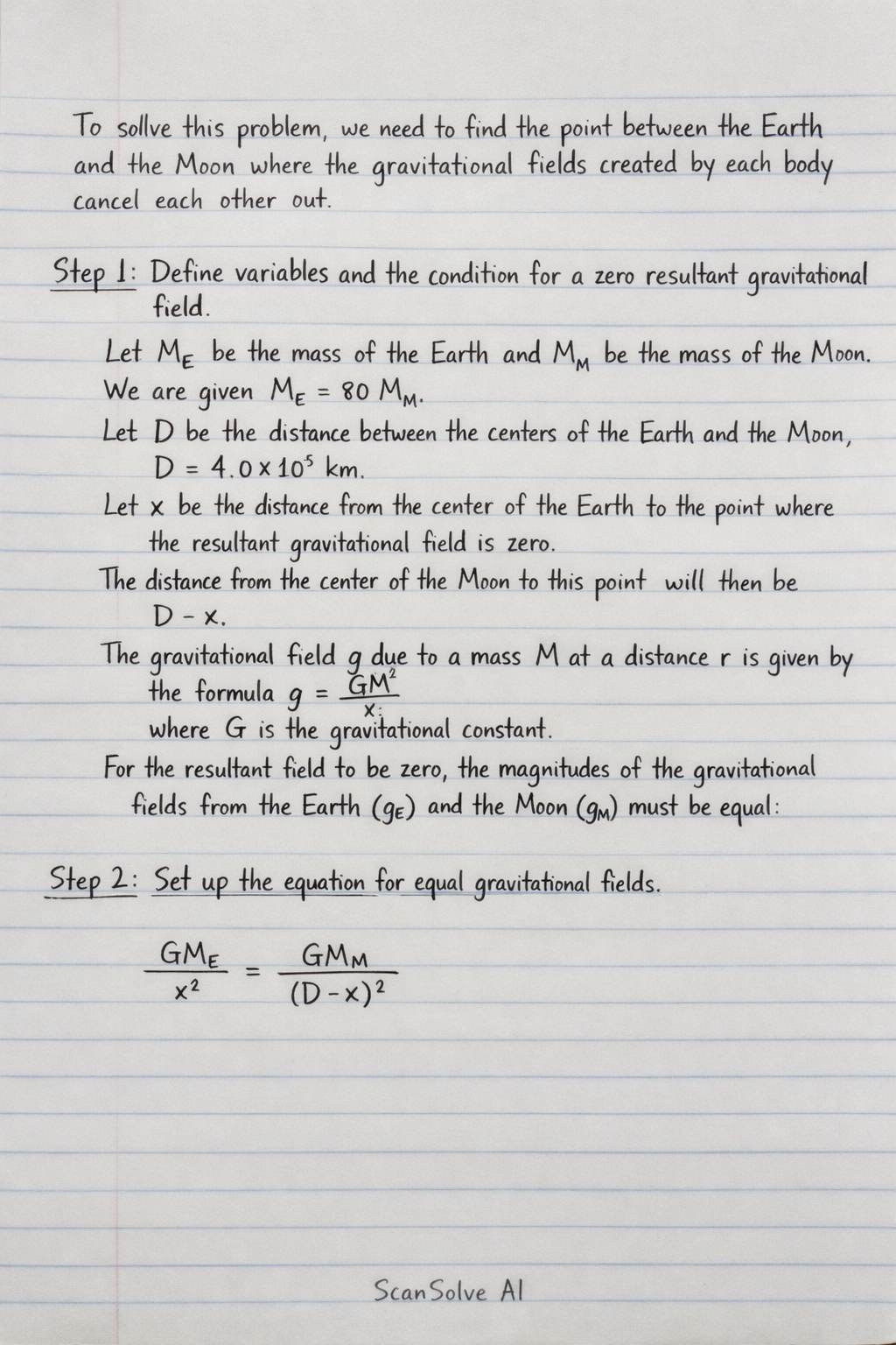 Handwritten step-by-step solution preview