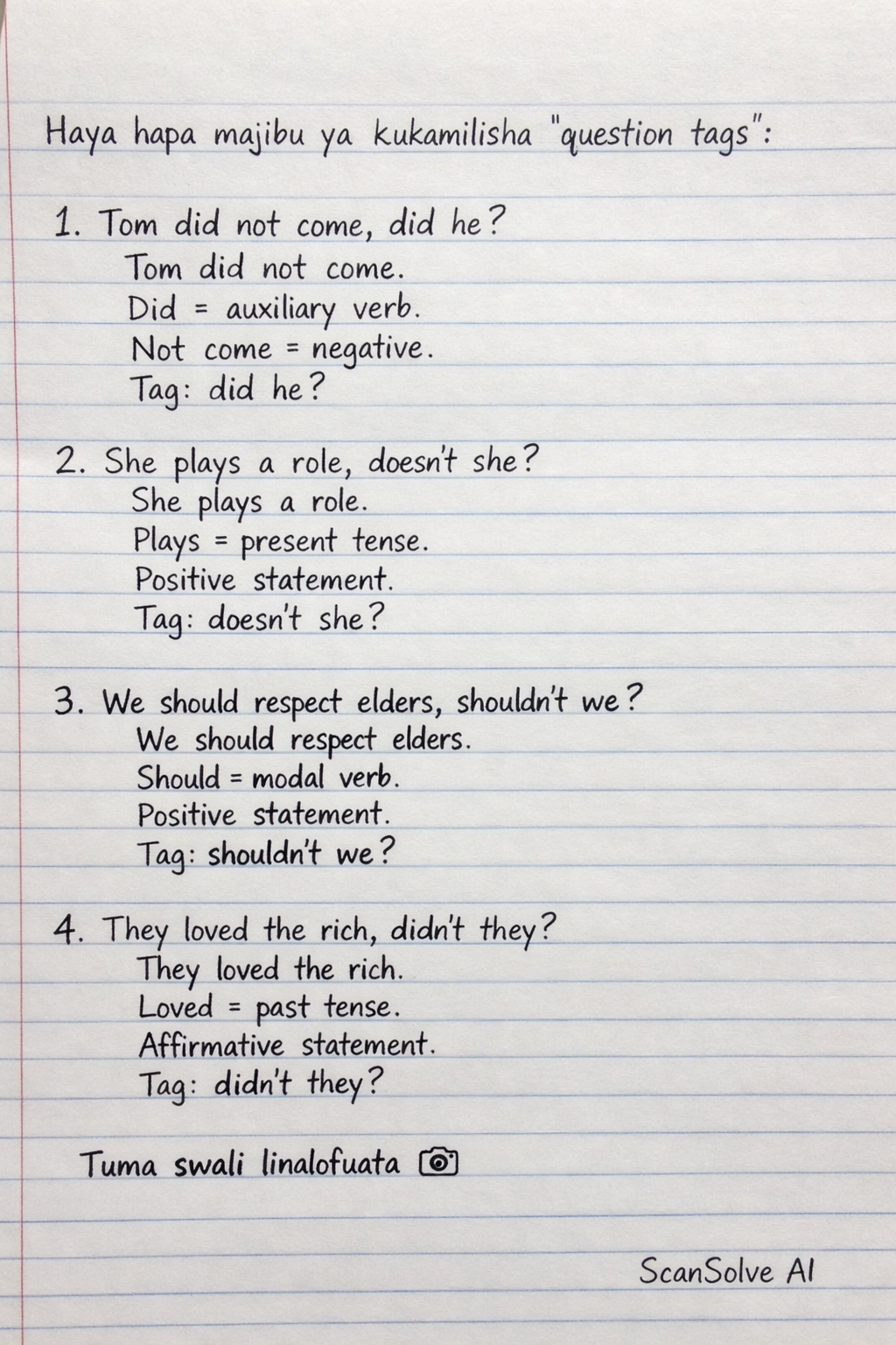 Handwritten step-by-step solution preview