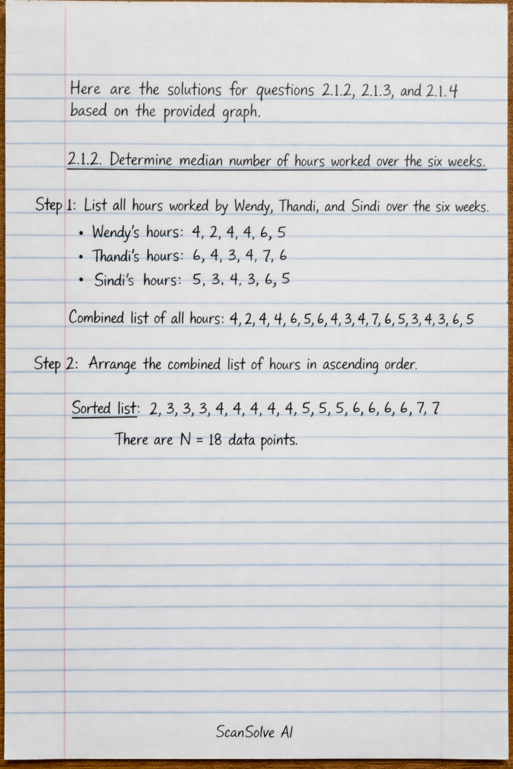 Handwritten step-by-step solution preview