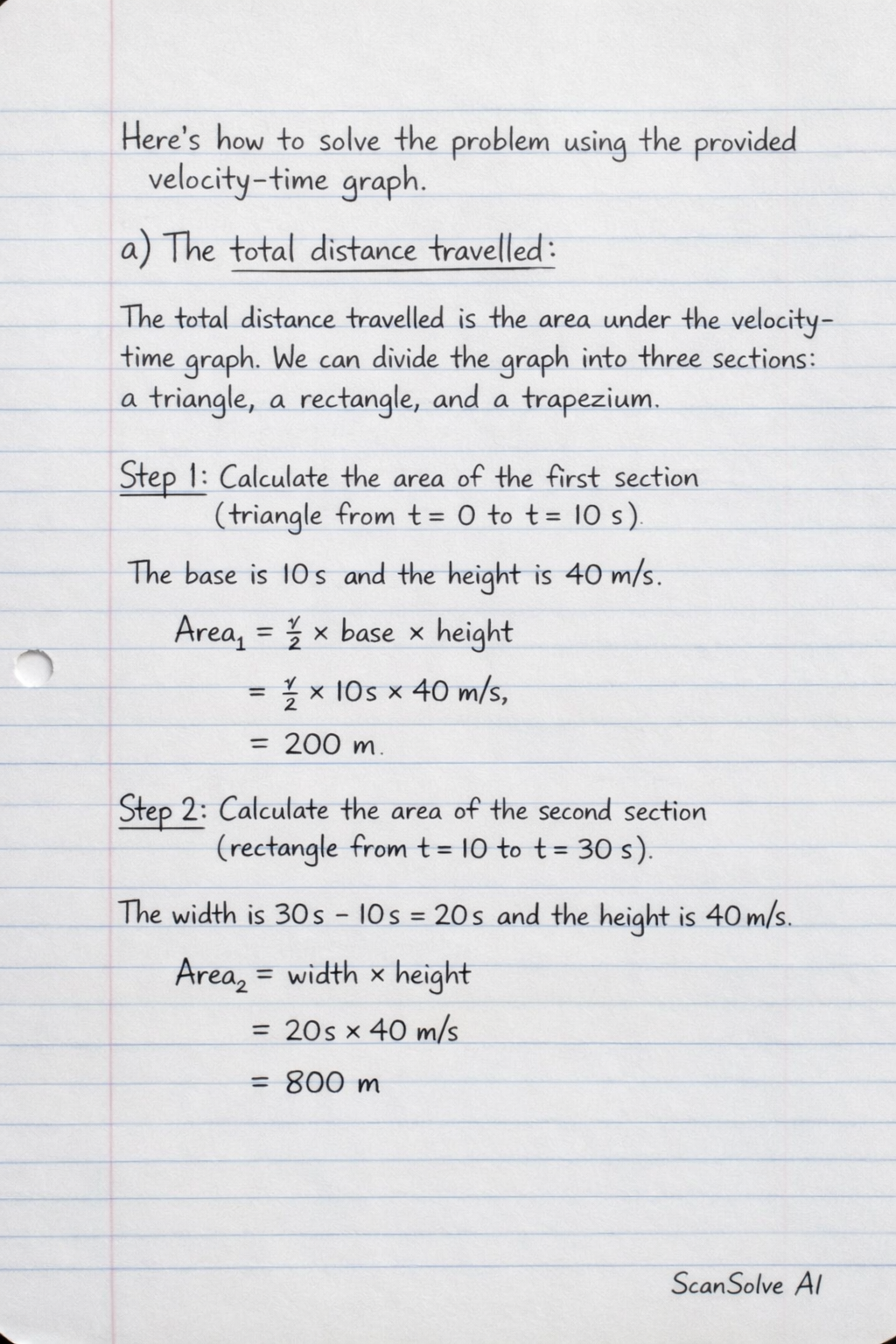 Handwritten step-by-step solution preview