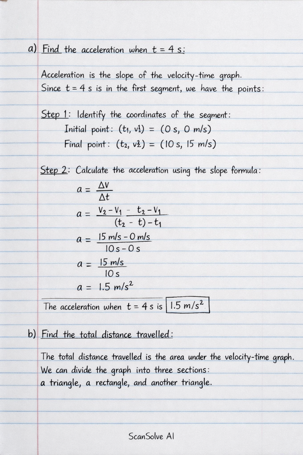 Handwritten step-by-step solution preview