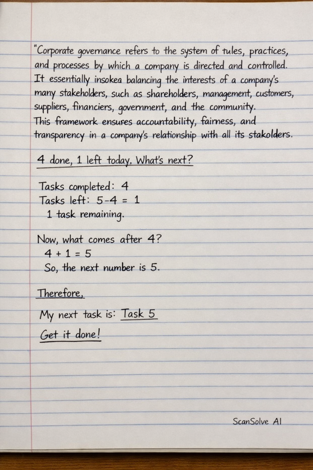 Handwritten step-by-step solution preview