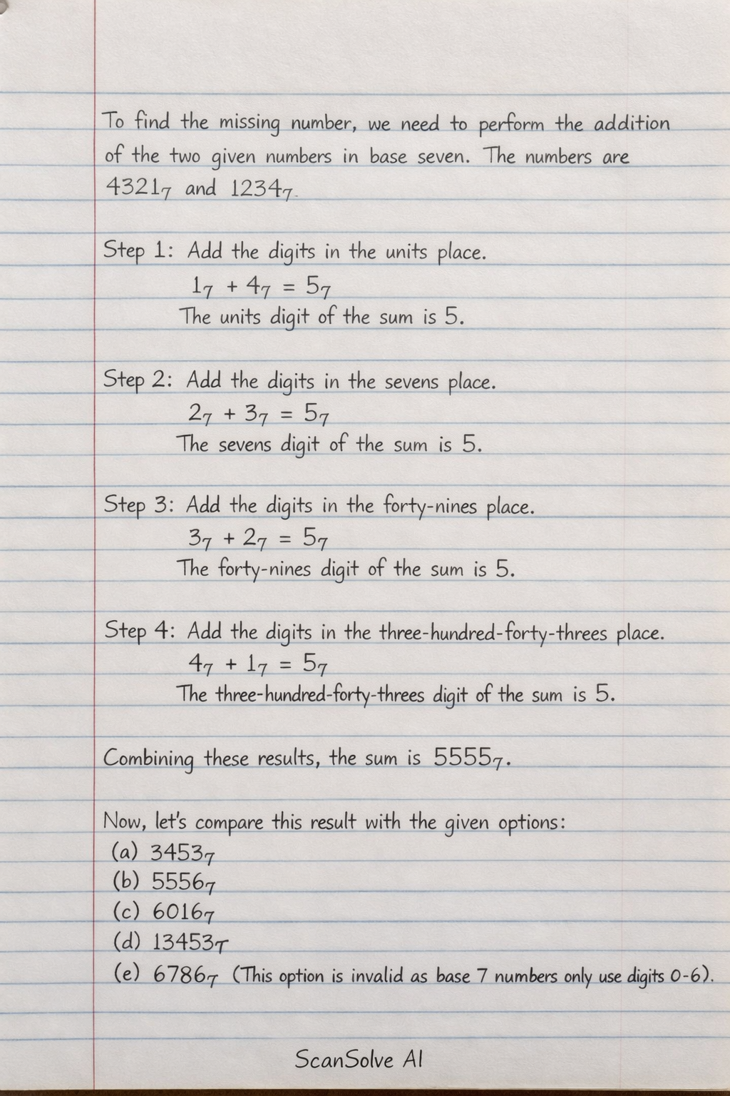 Handwritten step-by-step solution preview