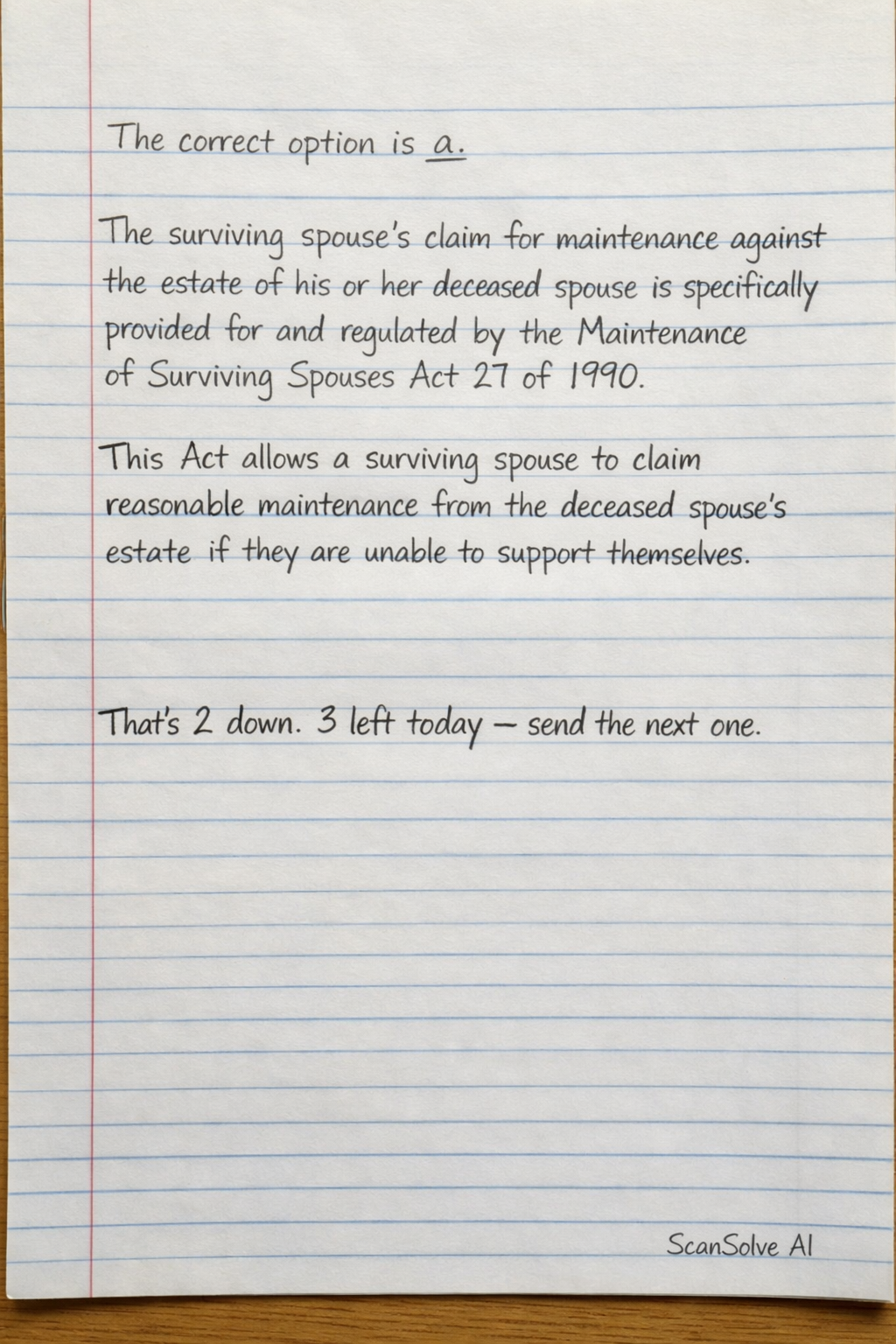 Handwritten step-by-step solution preview