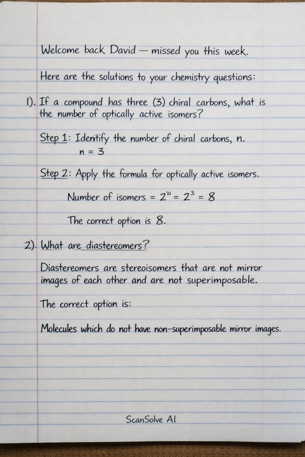 Handwritten step-by-step solution preview