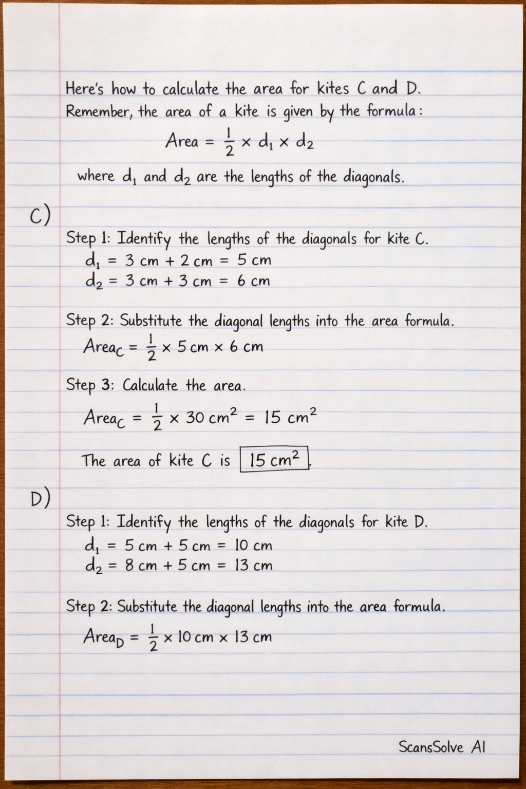 Handwritten step-by-step solution preview