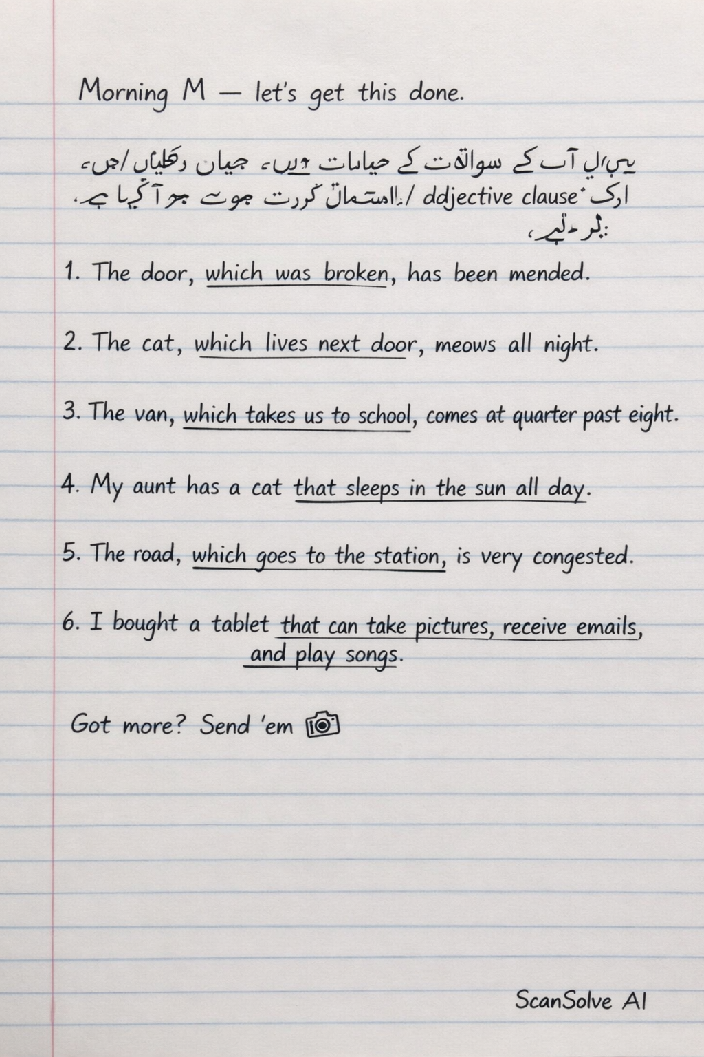 Handwritten step-by-step solution preview