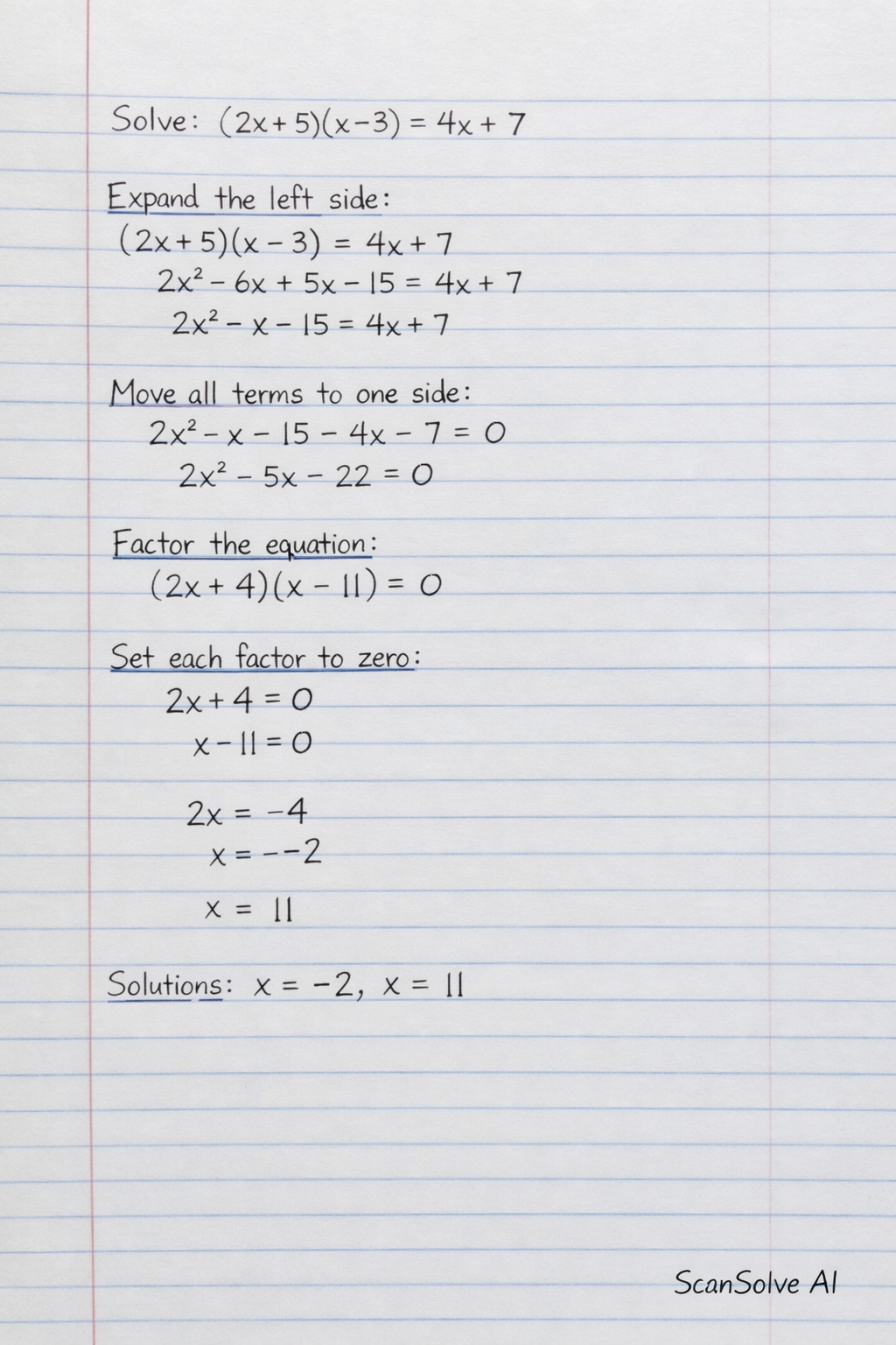 Handwritten step-by-step solution preview