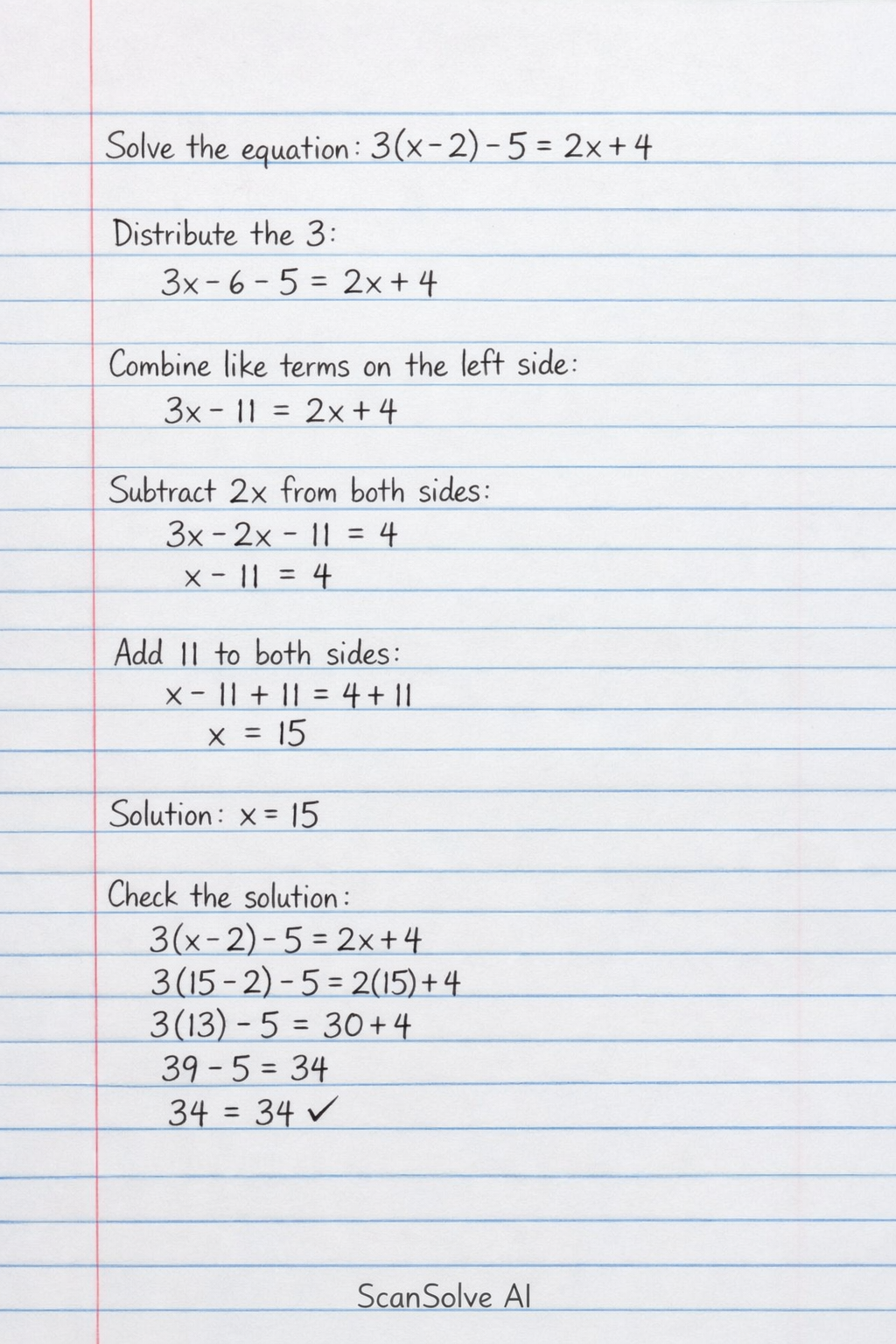 Handwritten step-by-step solution preview