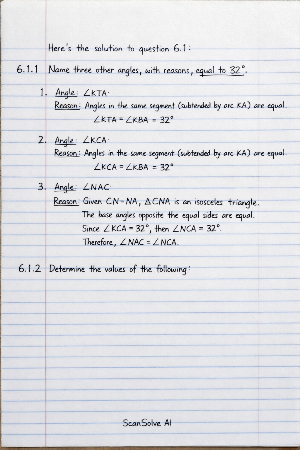 Handwritten step-by-step solution preview