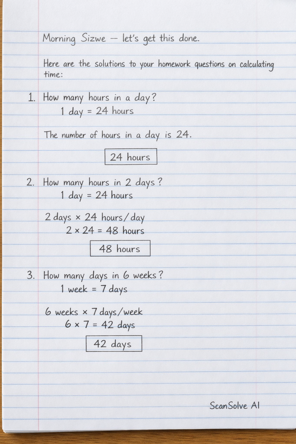 Handwritten step-by-step solution preview
