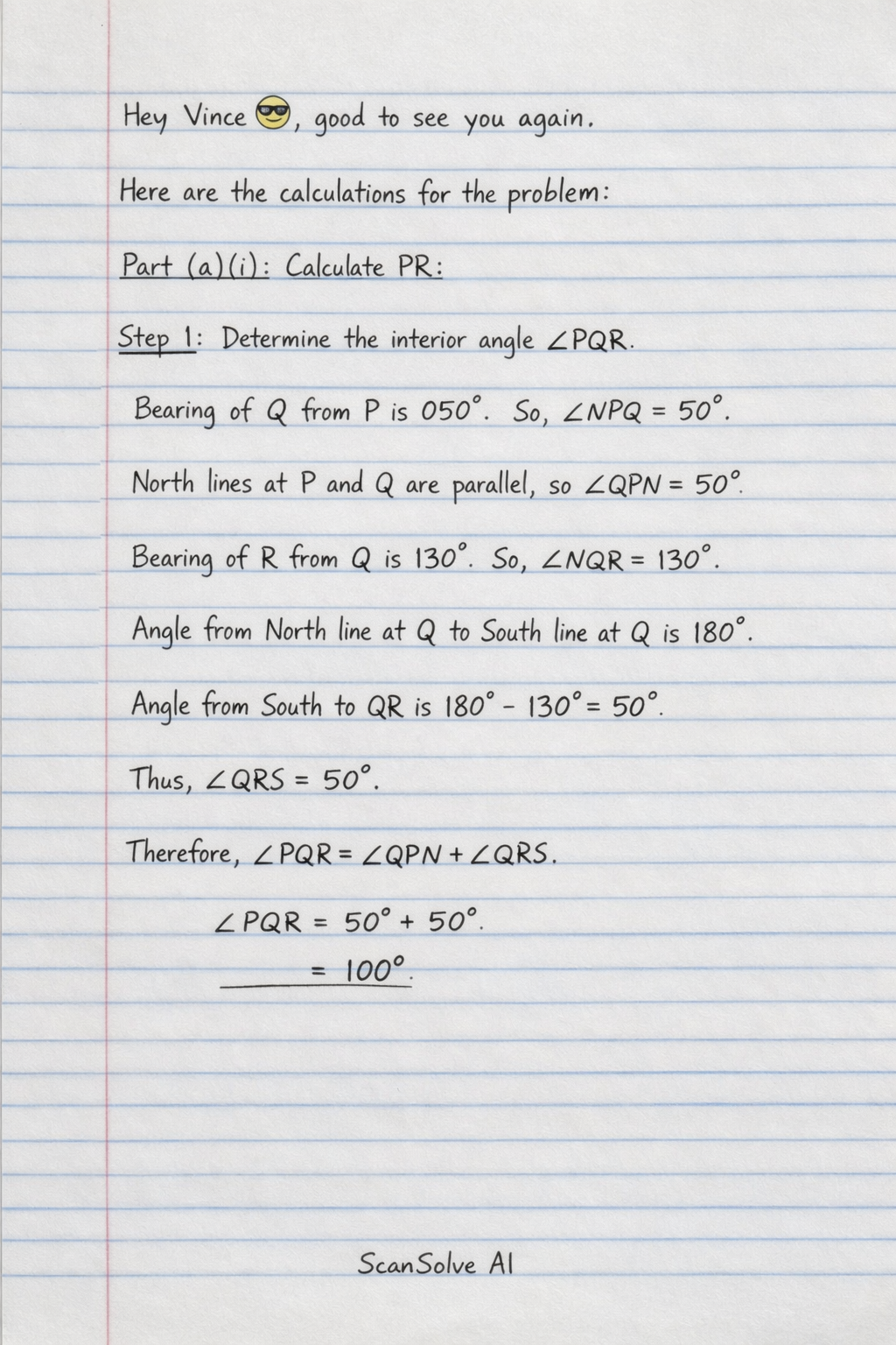 Handwritten step-by-step solution preview